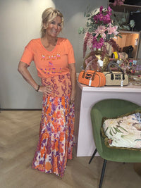 TShirt 🍊 ‘Rock & Love – Oranje 🌸