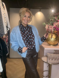 Mohair Vest Licht Blauw🩵