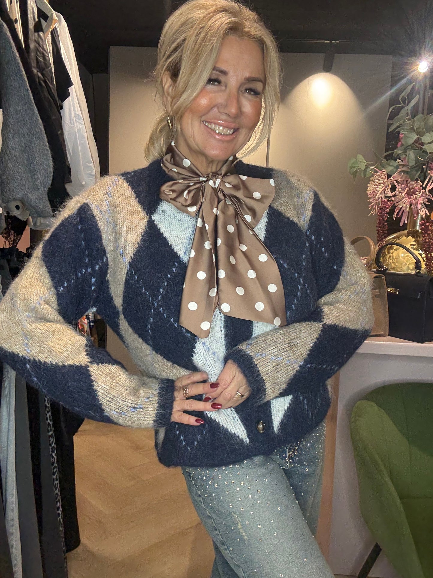 Vest wiebertje Blauw