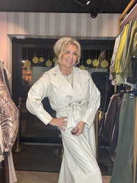 Jasje overslag Alida crème Leatherlook