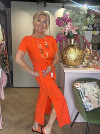 Stræk kjole orange