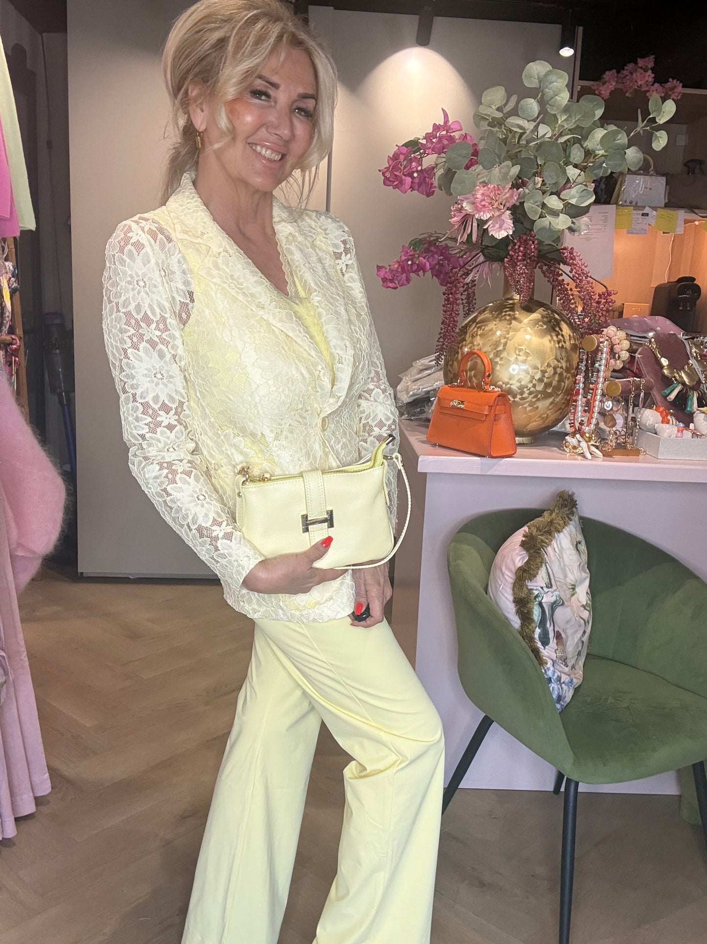 Blazer Kant Butter  Yellow