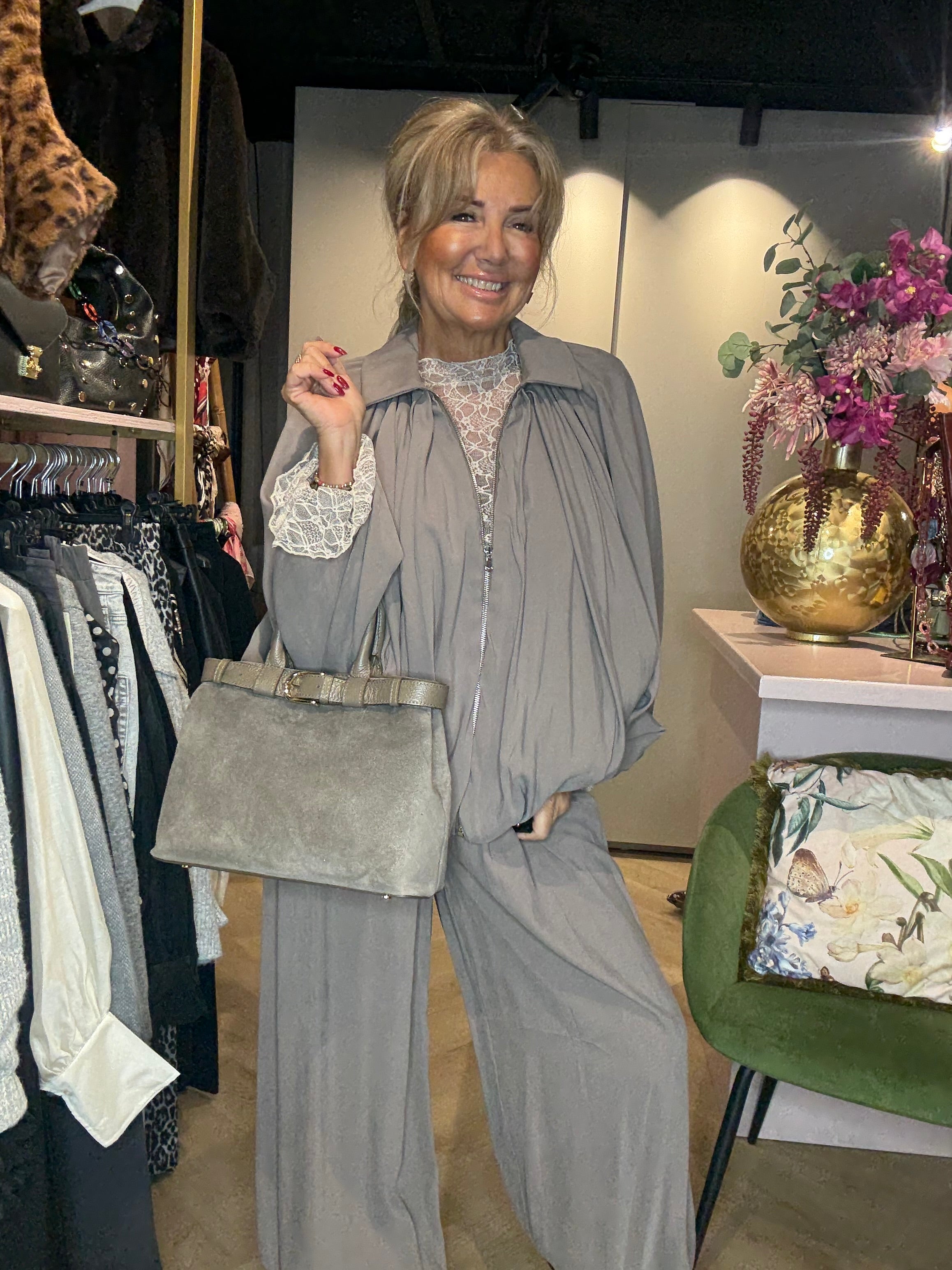 Ballon Bomber Mooi Taupe