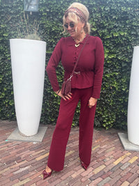 2 pieces pak bordeaux Retro Chic