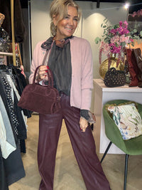 Vestje Baby Alpaca Rose