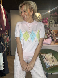 Polo truitje college pastel