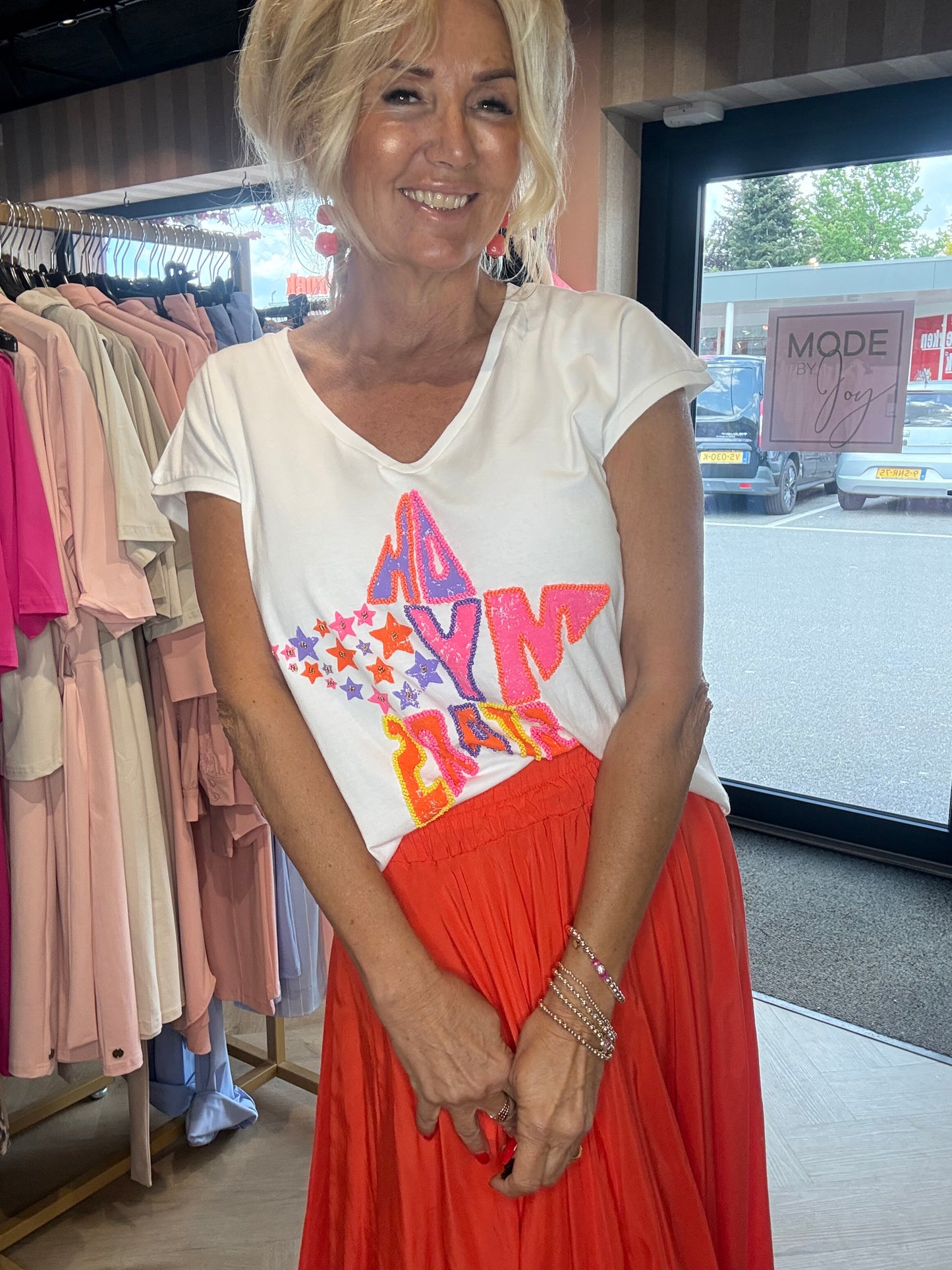 T shirt Star ✨oranje🧡