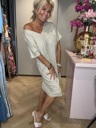 Dress Marie Stone linnen