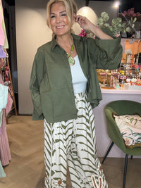 Bluse armygrøn