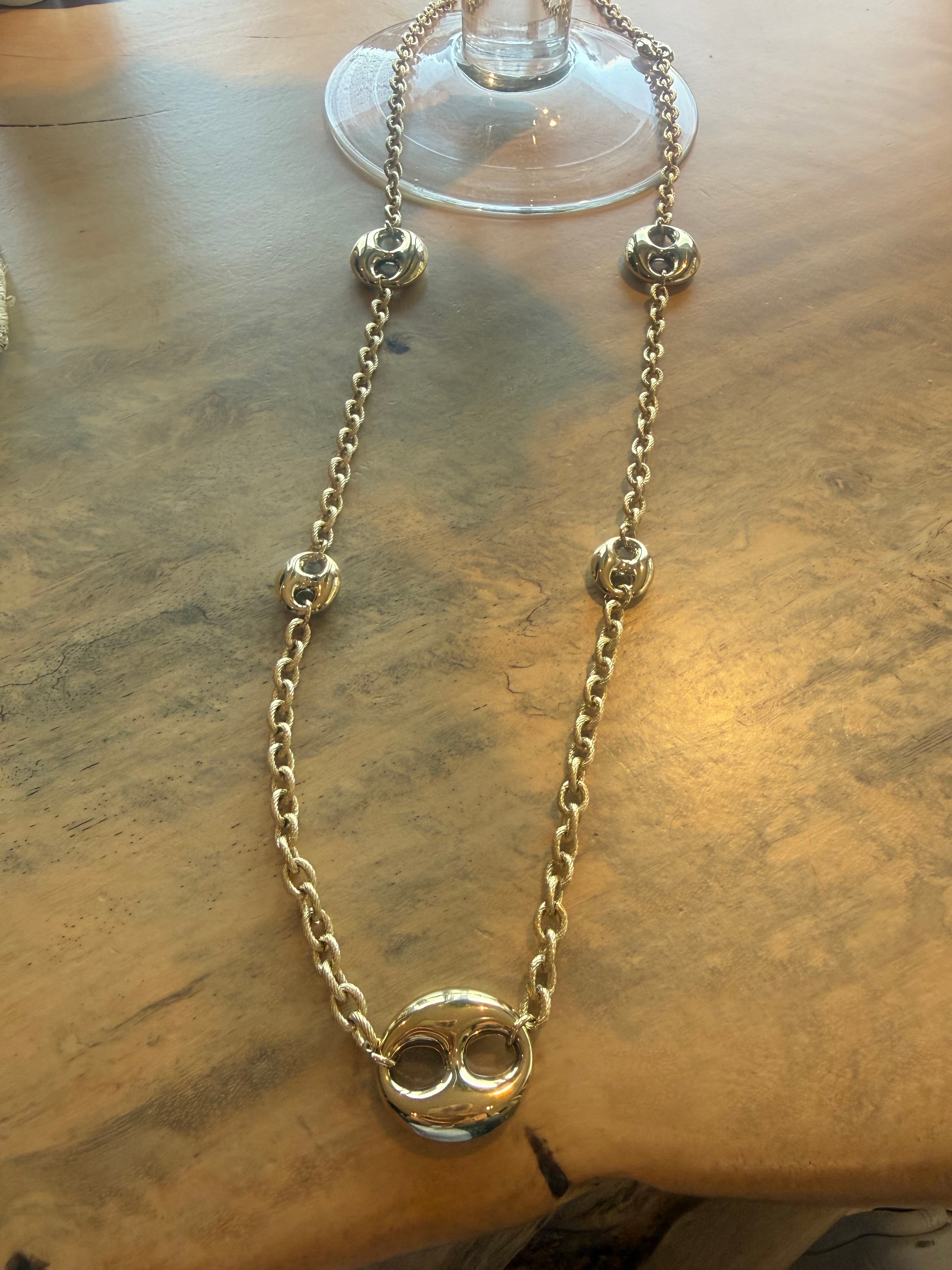 Ketting lange kaffebønner