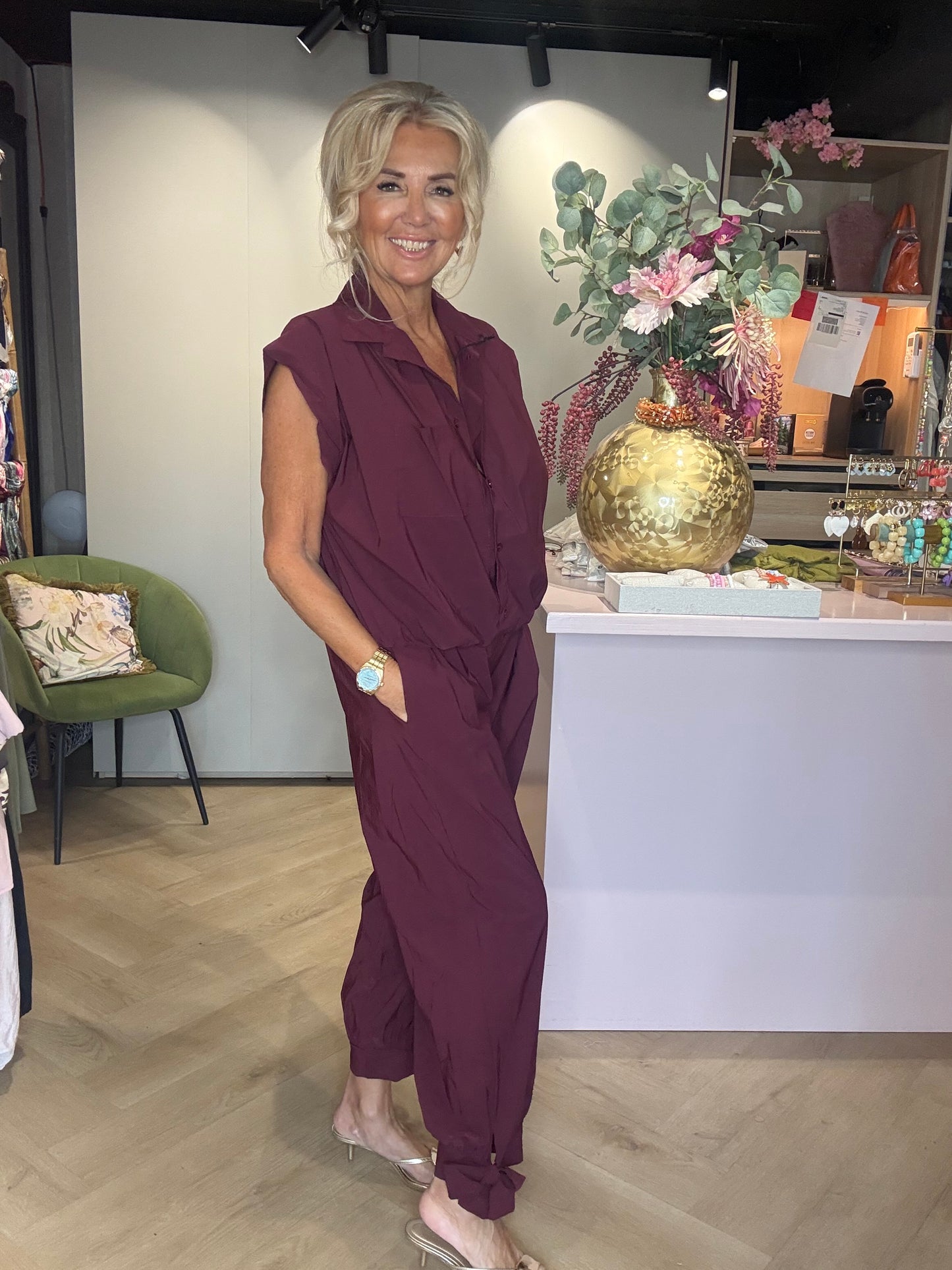 2-piece Safari Burgundy set