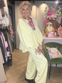 Tweedelige Set Pure Woman Geel