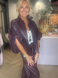 Blouse Emma Puh aubergine/ Burgundy