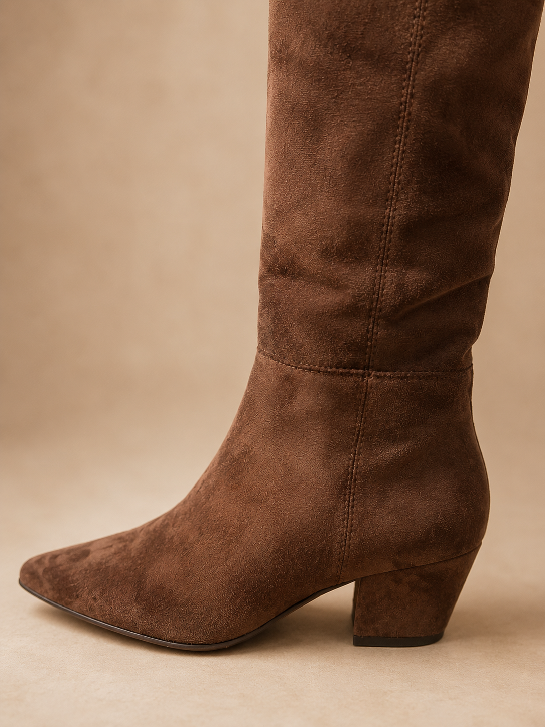 Moon Tall Boot Brown