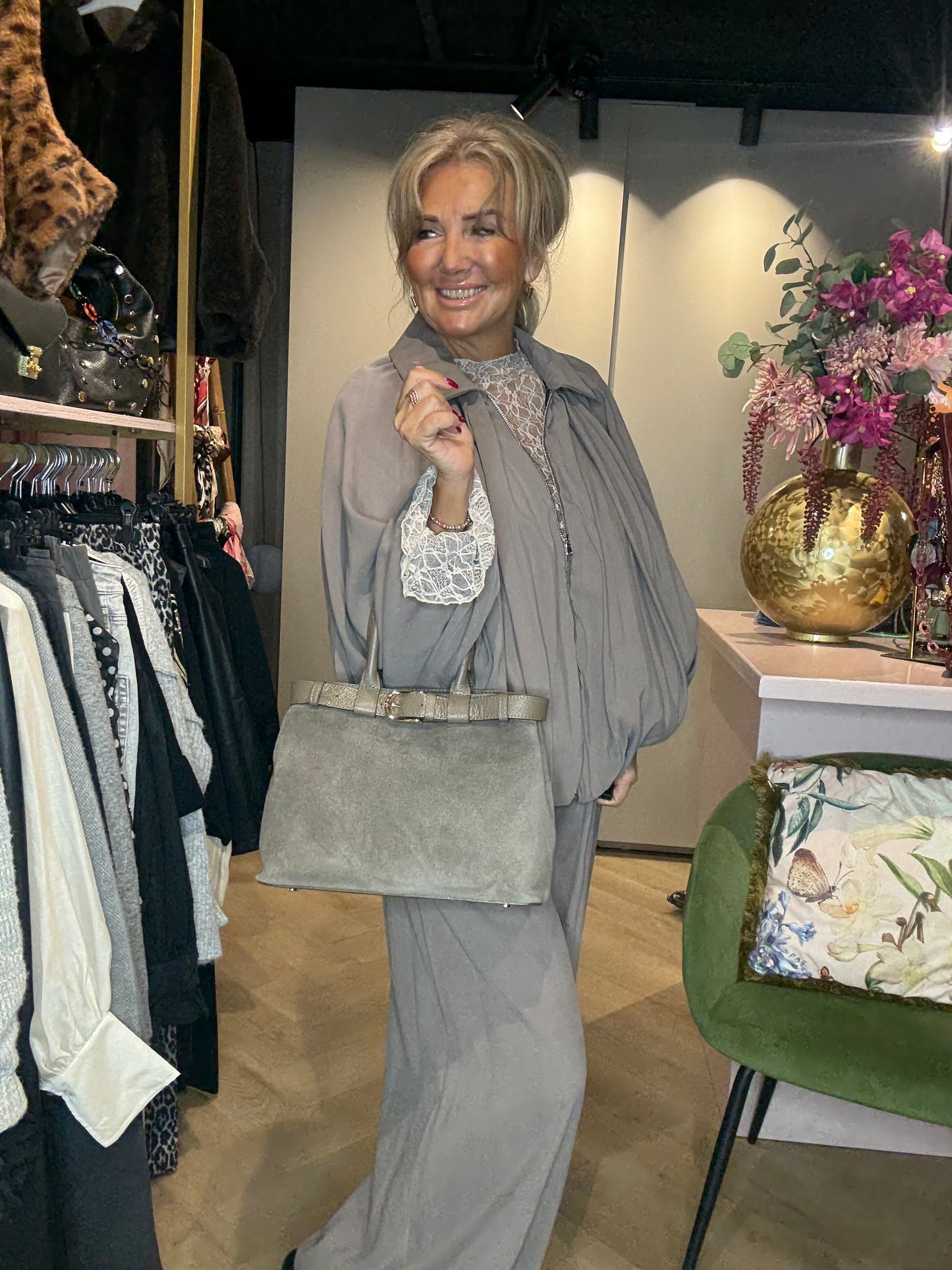 Ballon Bomber Mooi Taupe