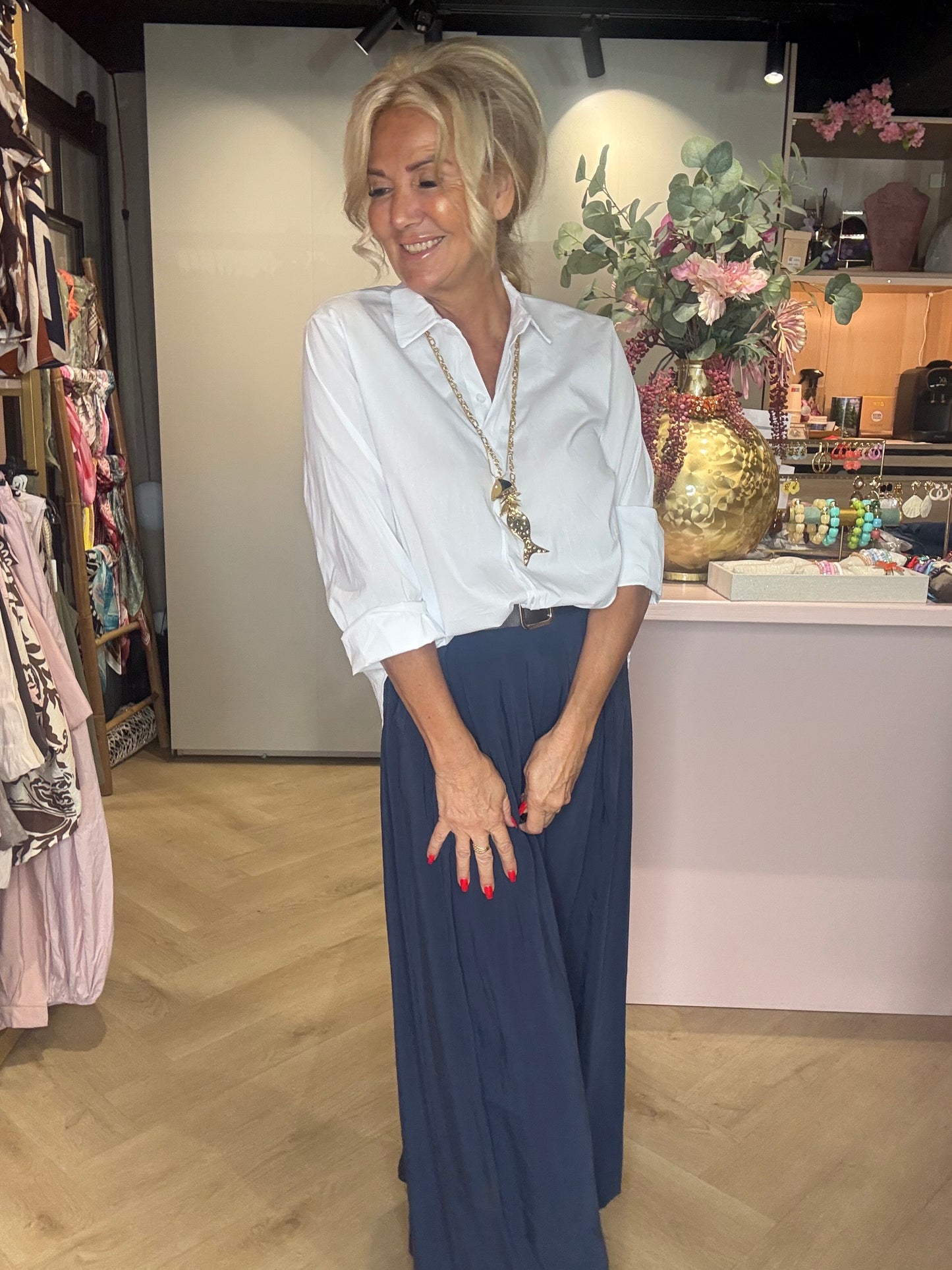 Emily-Hose, dunkelblau