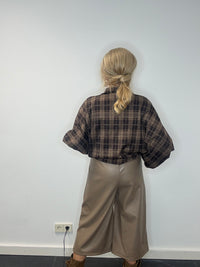 Blouse Emma Bruin Taupe