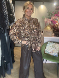 Panther Blouse De Luxe Bruin