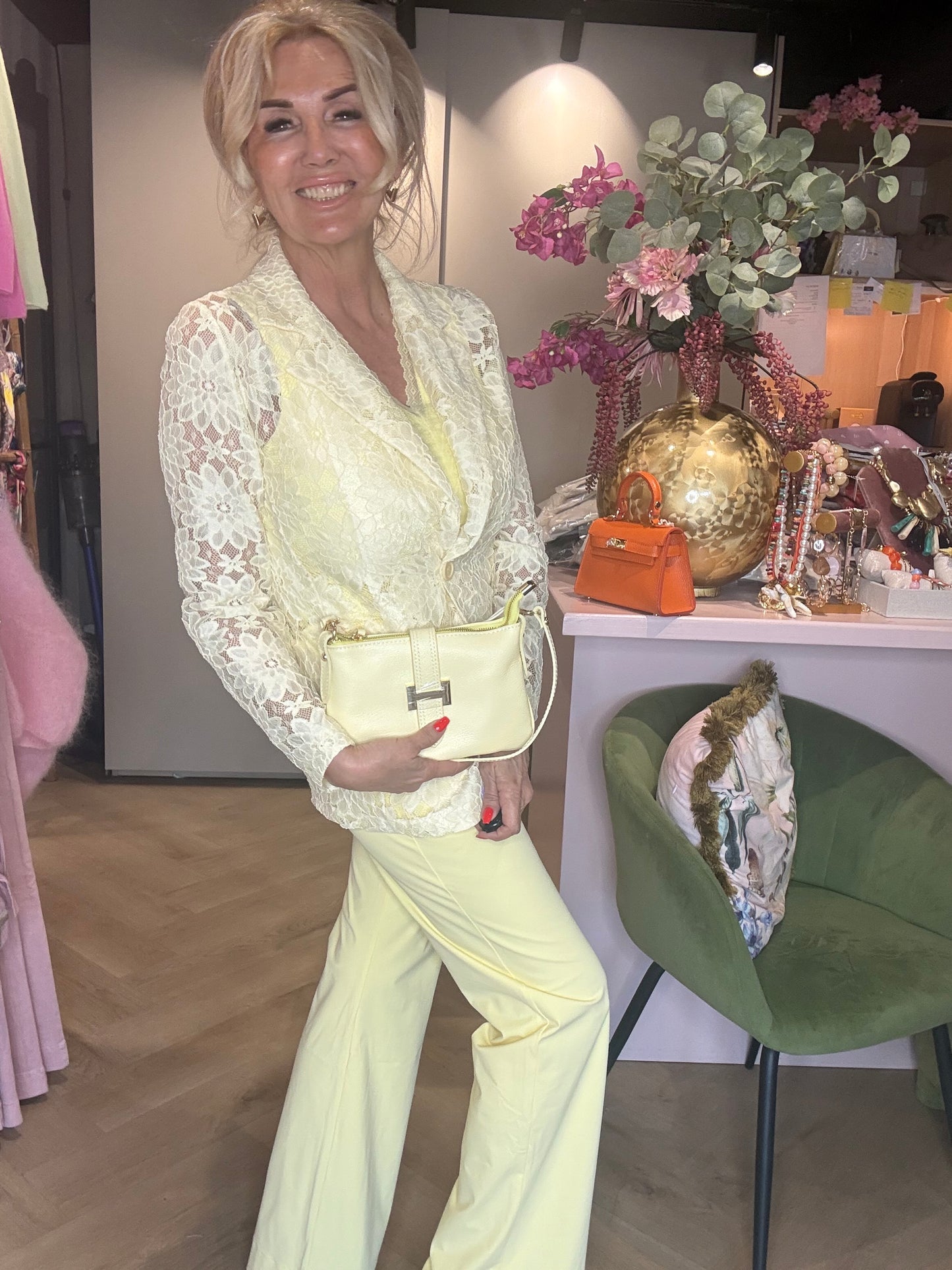 Blazer Kant Butter  Yellow