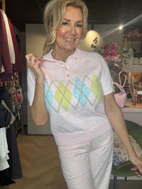 Polo truitje college pastel