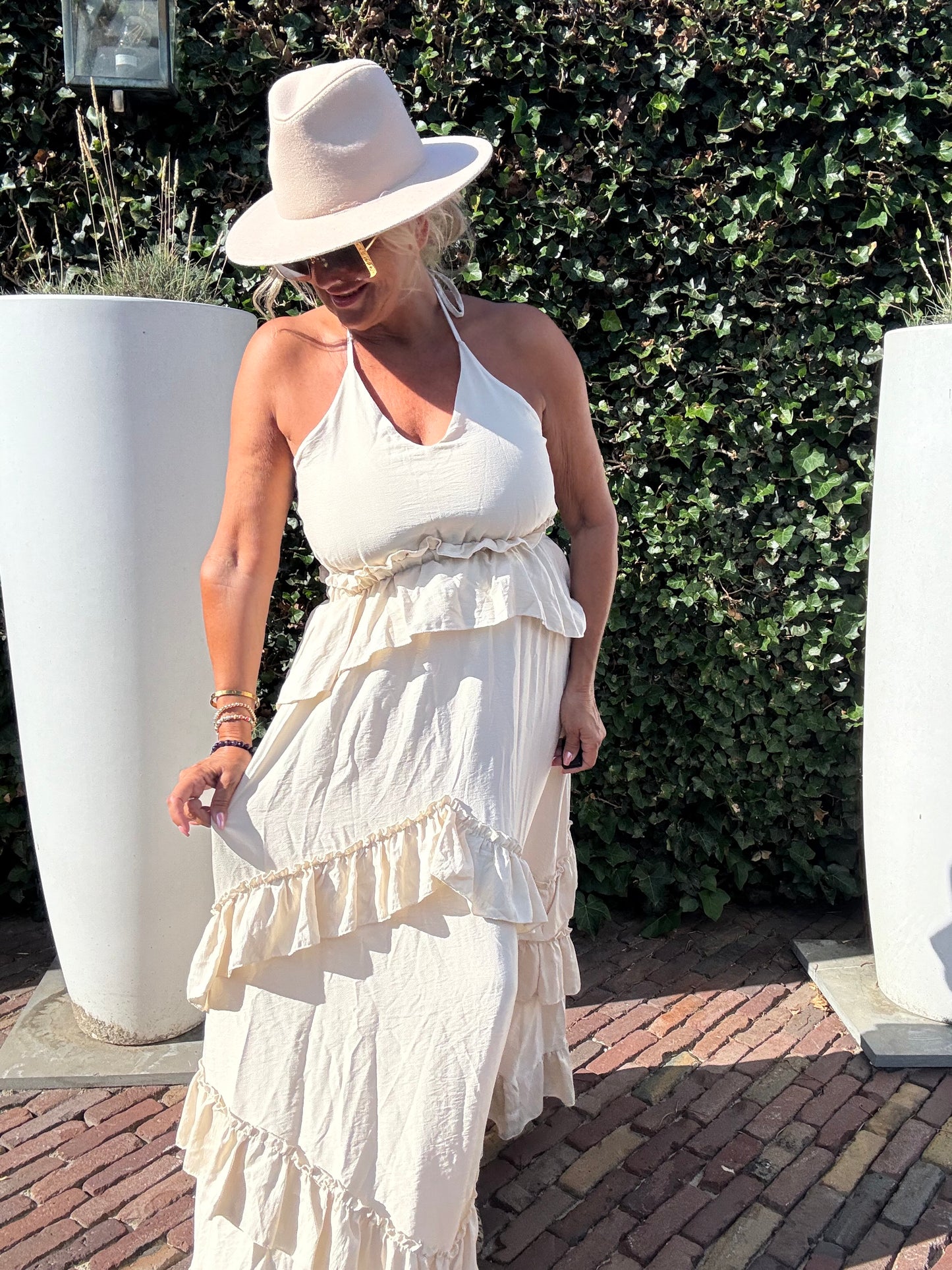 Dress Breeze Halter Crème