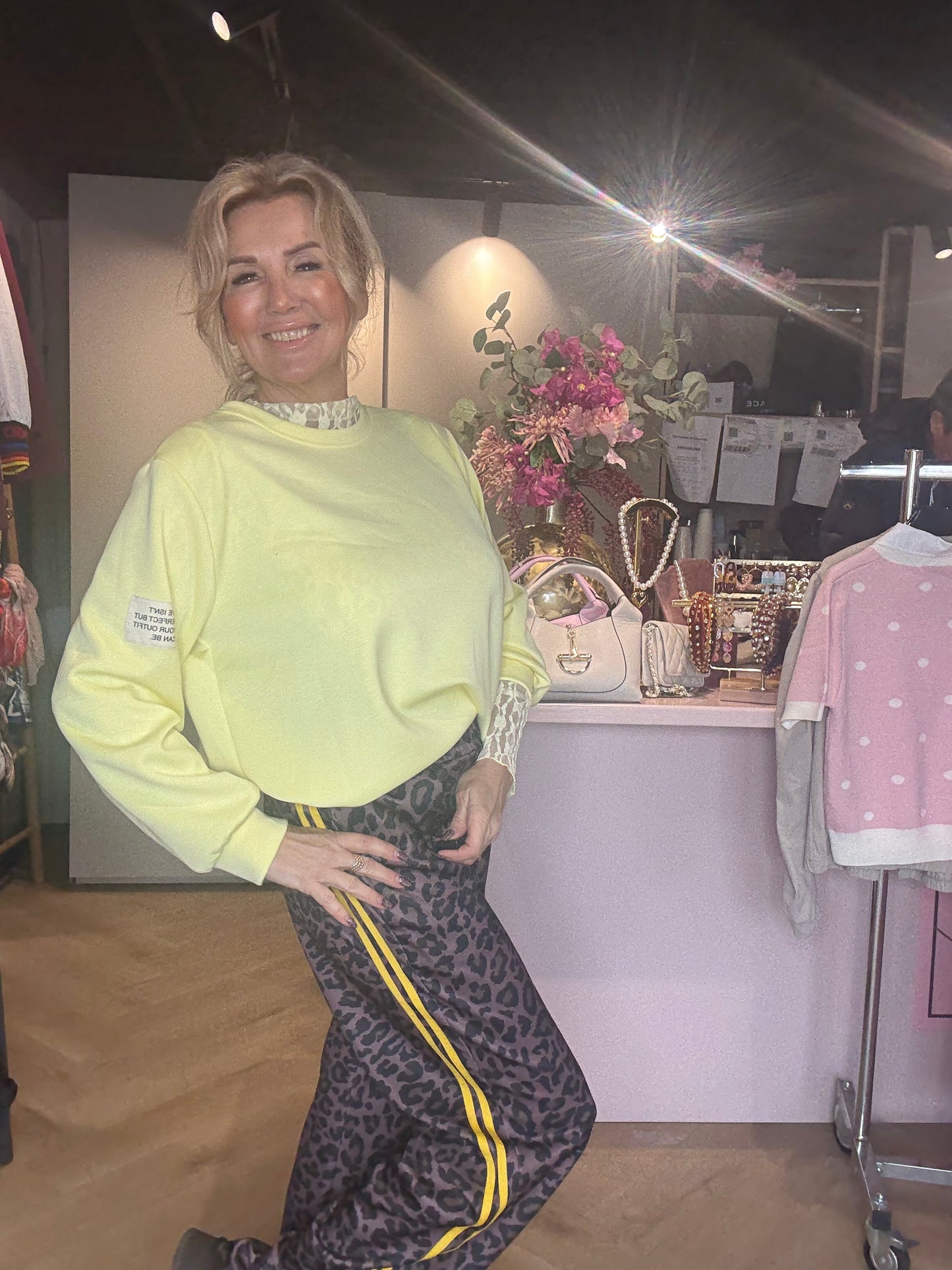 Panther Broek Stripe Yellow 💛