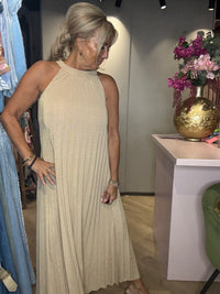 Dress Halter Gold