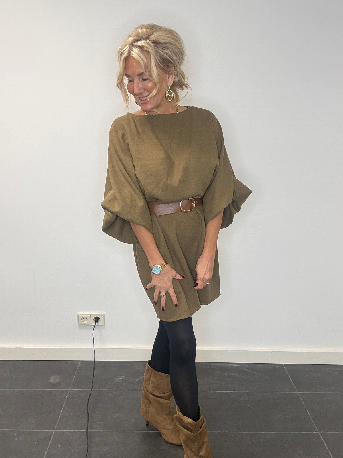 Robe / Tunique Camel Sophie