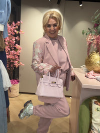 Blazer Brocant Poeder Roze