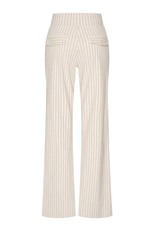 Broek Mi Piace 202136 Straight Pin Stripe Kit-Zwart