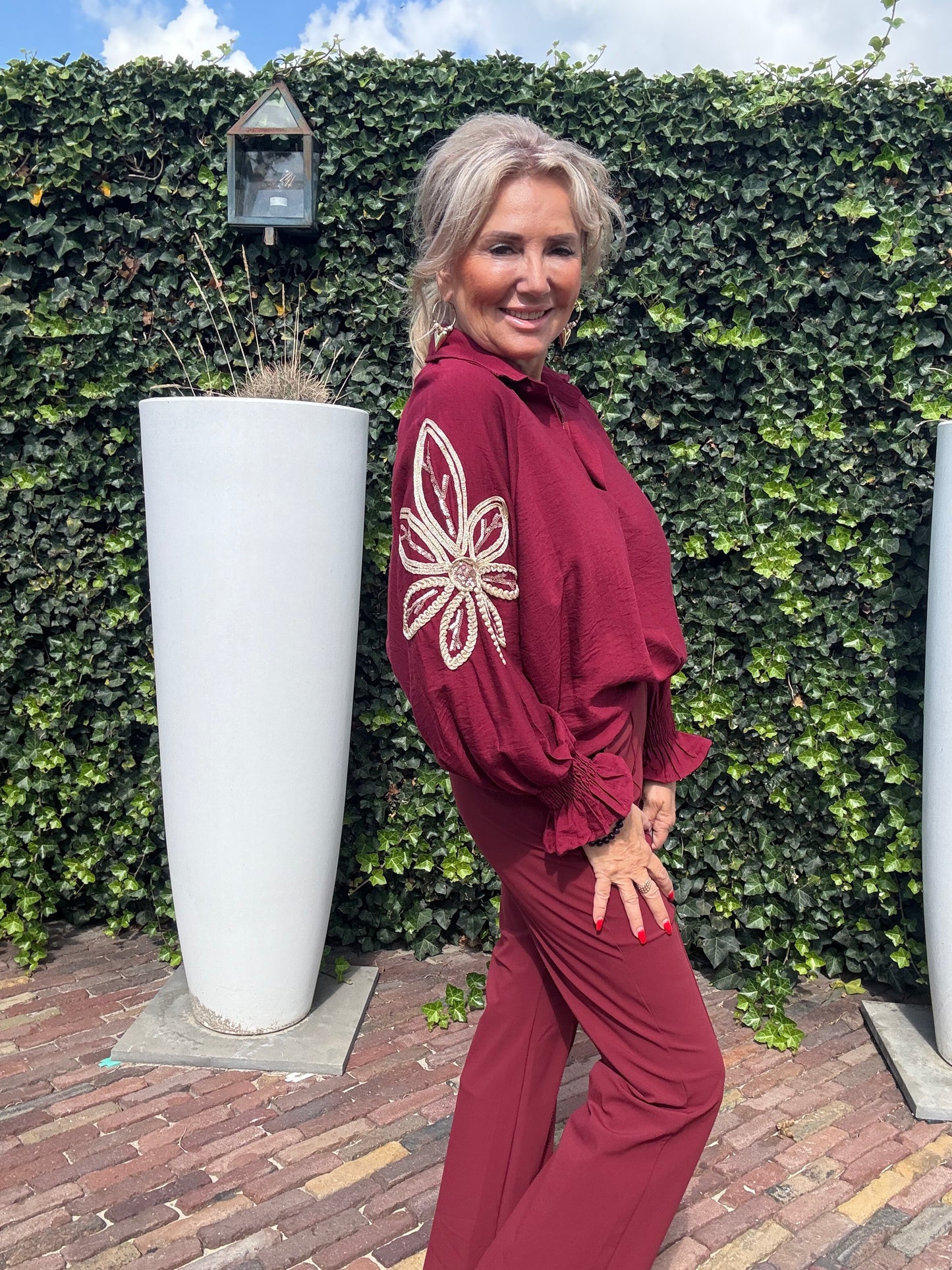 Blouse Bordeaux Gold