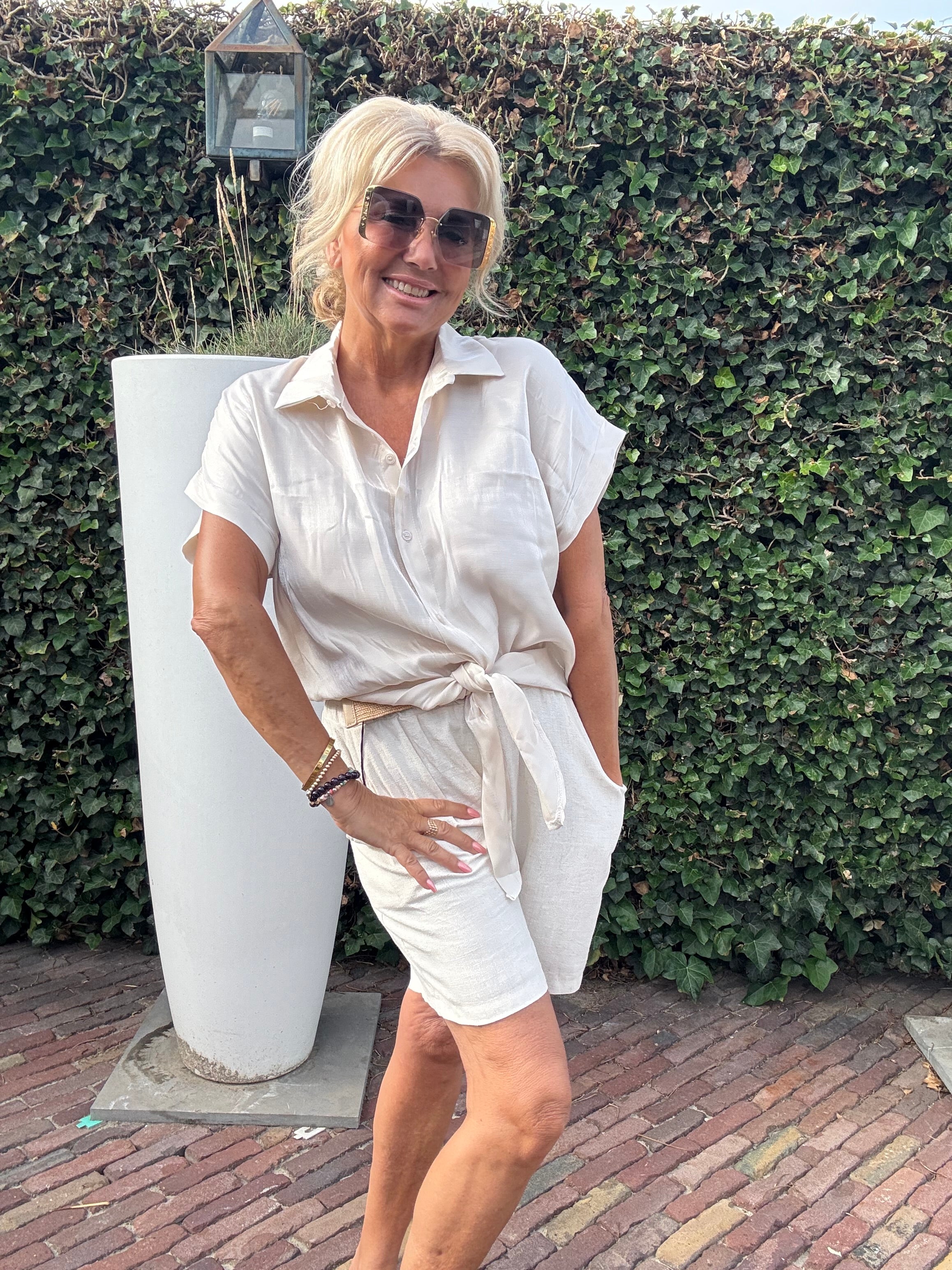 Short Summer Breeze linnenlook