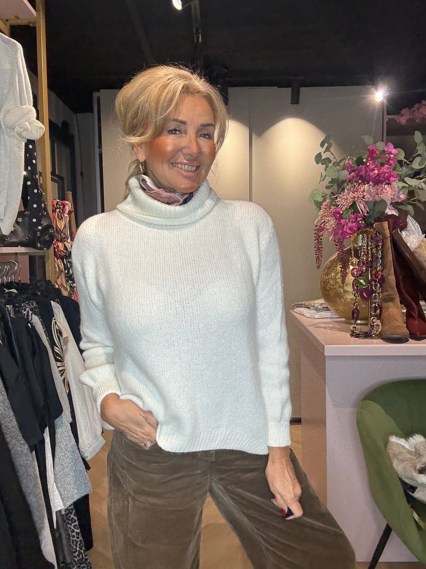 Triple Nine col Trui Alpaca wol wit