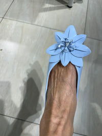 Ballerina lichtblauw sling back