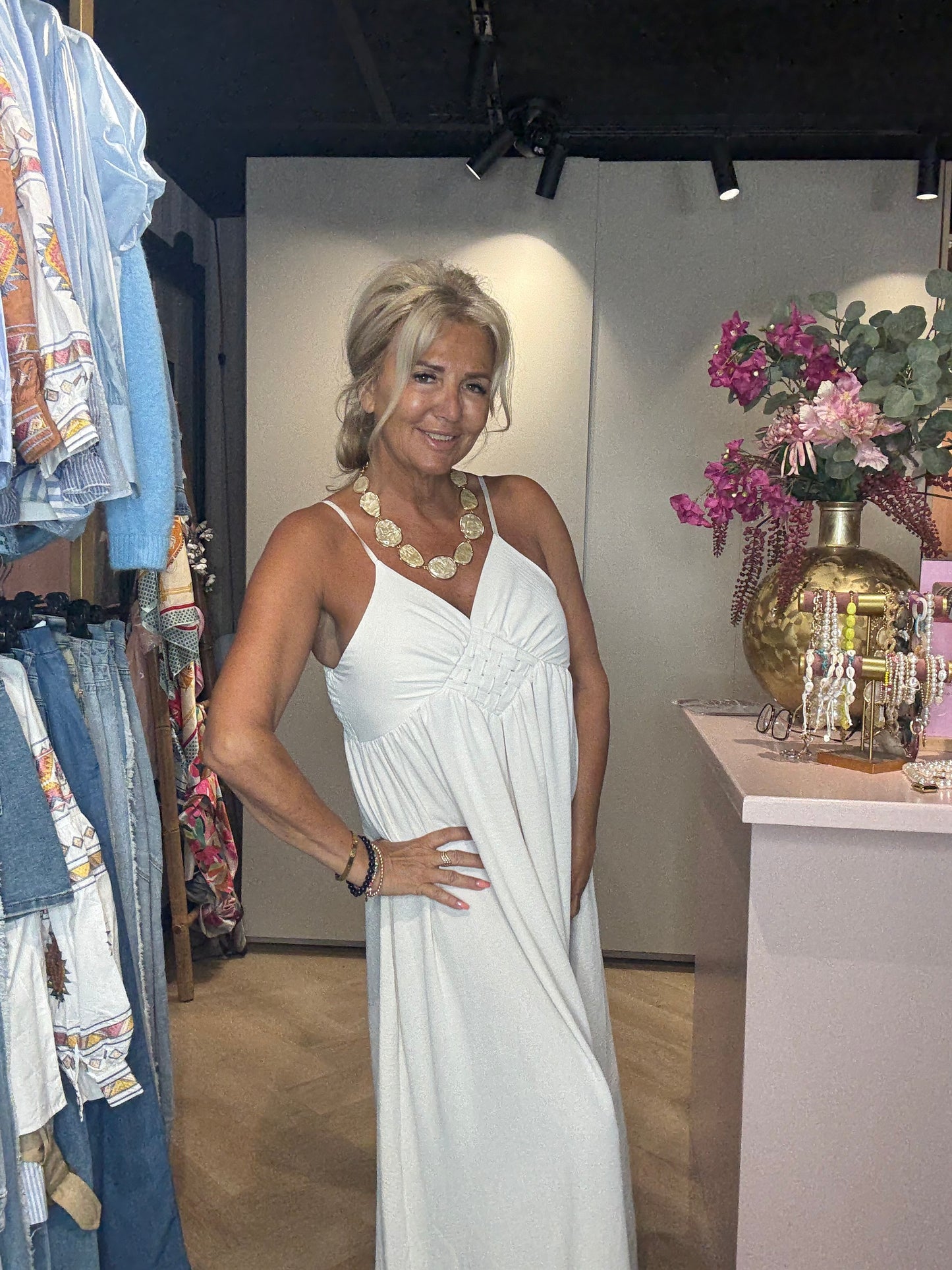 Dress love ecru