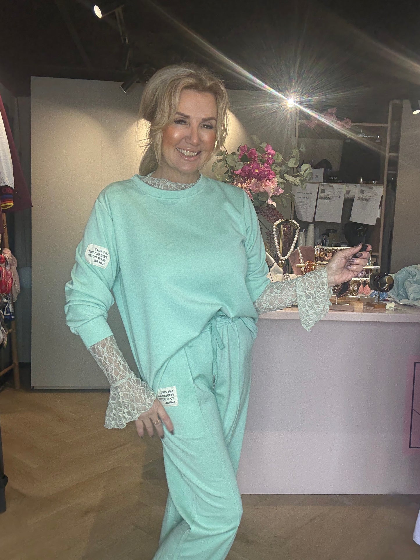 2 Delig Comfy Set Mintgroen