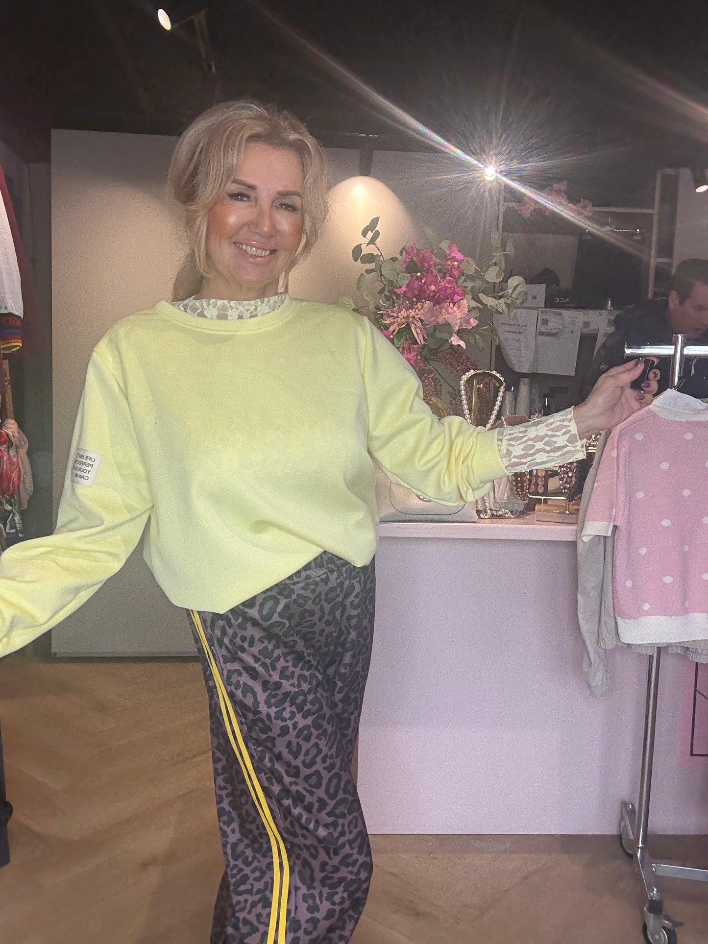 Panther Broek Stripe Yellow 💛