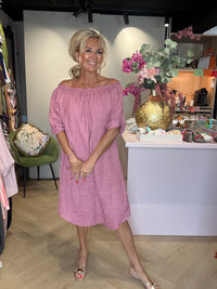 Jurk linnen Blush