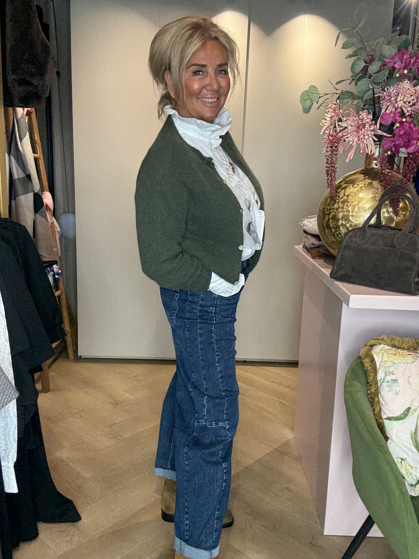 Barrel Jeans Dark Bleu
