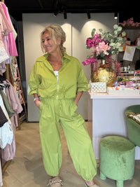 Pantalon sarouel modèle Matcha en coton doux