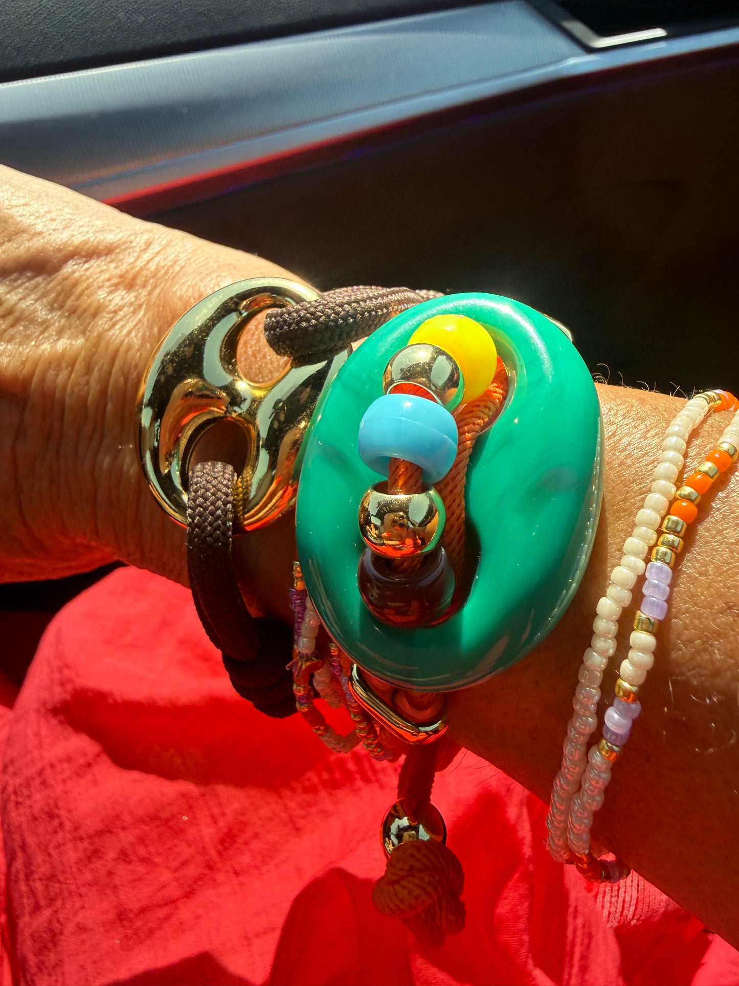 Armband Ibiza Stil Orange