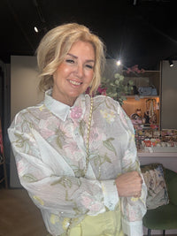 Bluse Blomst Gul