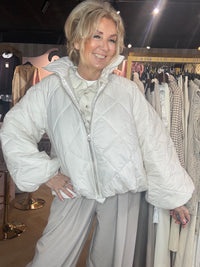 Puffer Jacket Off White