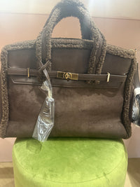 Tas Bruin Suède Teddy