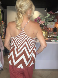 Top Missoni rustbrun
