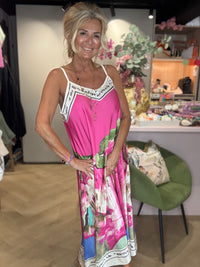 Kjole Italien fuchsia