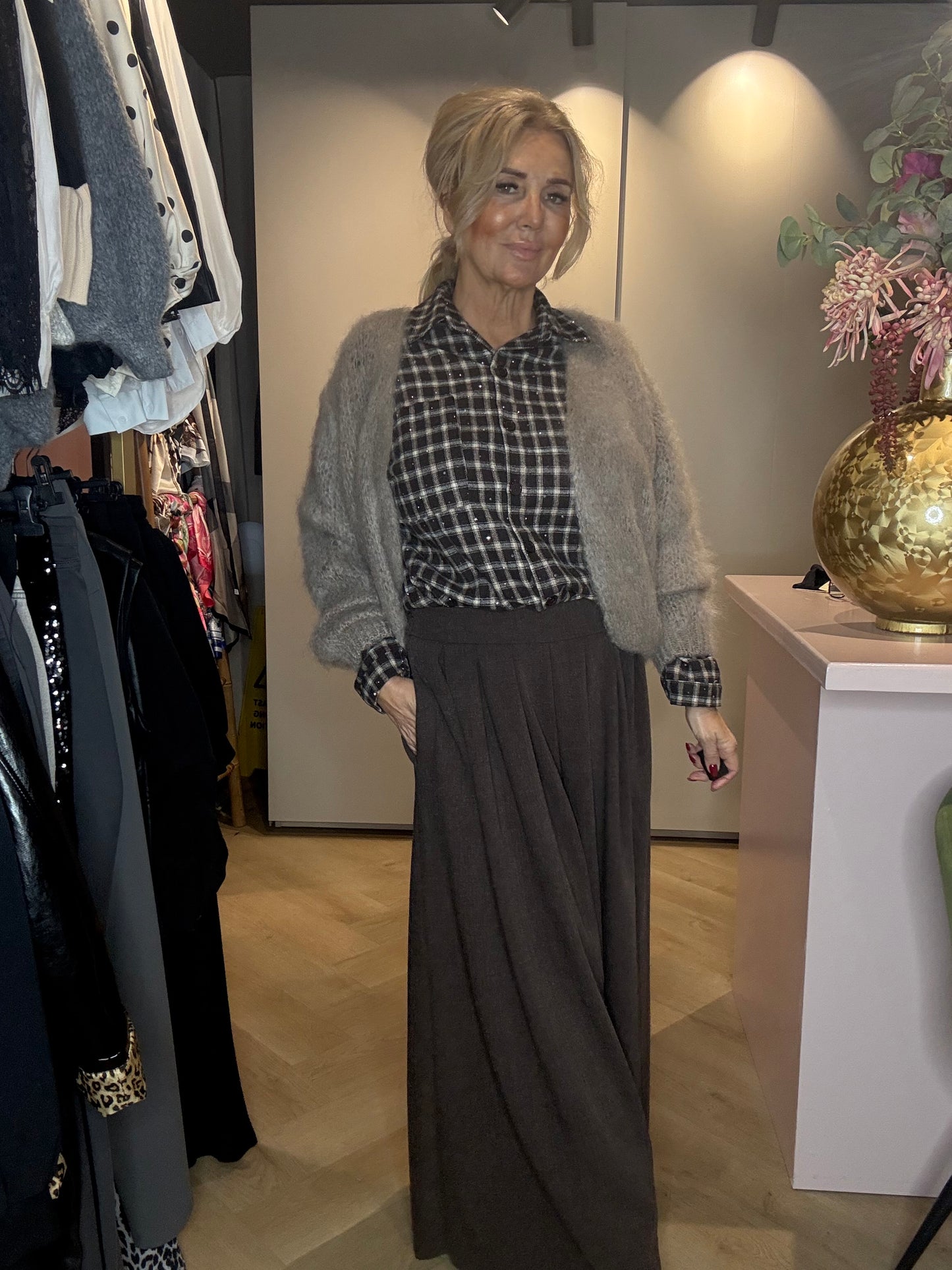 Broek Rok Bruin Weide Pijp