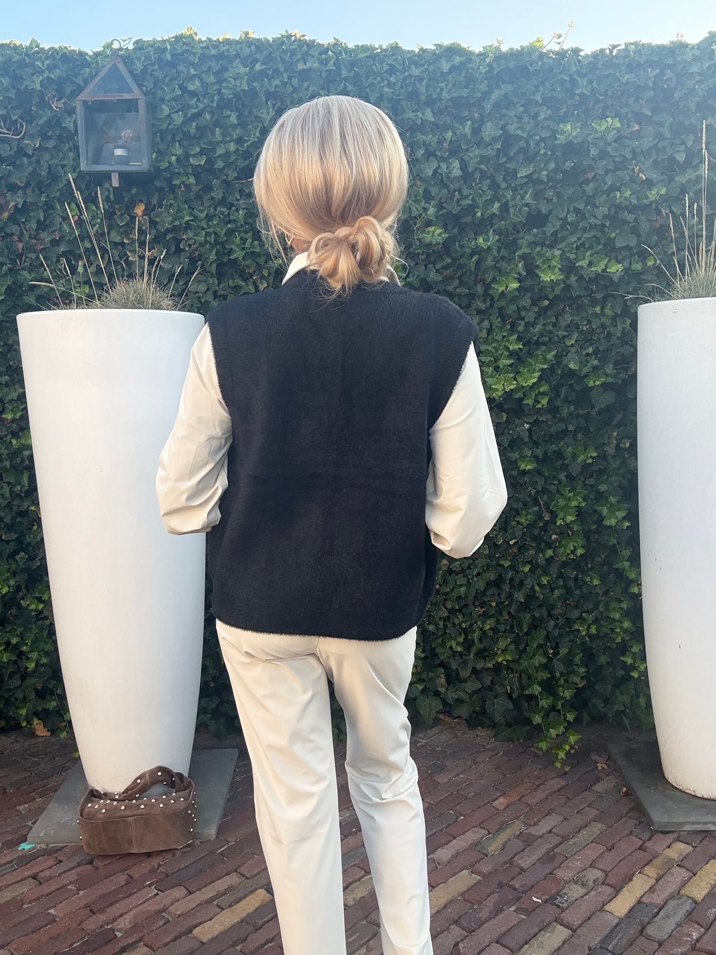 Triple Nine Gilet TR9001 Fluffy Zwart