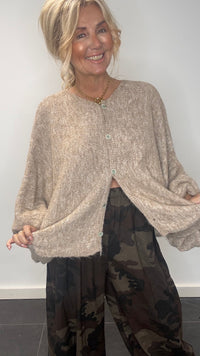 Chaleco reversible camel