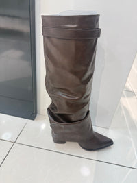 Lange laars im Givenchy-Look, braun